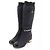 Timeless 2-in-1 Stiefel aus Lackleder mit COCO-Logo-Design von Chanel Schwarz