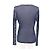 Issey Miyake Polyester T-Shirt PLEATS PLEASE PP01-FK523 Blau Marineblau - Ansicht 3