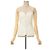 Autre Marque Bustier de seda acolchado floral Mame Kurogouchi Beige Crudo