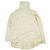 Autre Marque COGTHEBIGSMOKE ELYSE FLAIR TOP DE CUELLO ALTO Top de Rayón Algodón Beige Gris