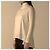 Autre Marque COGTHEBIGSMOKE ELYSE FLAIR TOP DE CUELLO ALTO Top de Rayón Algodón Beige Gris - vista 3