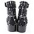 Timeless Botines cortos de tweed con cierre Turnlock COCO de Chanel Negro Blanco Dorado - vista 2