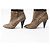 Céline Celine Leopard Pattern Harako Short Boots Brown Black - view 4