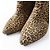 Céline Celine Leopard Pattern Harako Short Boots Brown Black - view 6