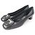 Pumps in pelle Gancini Salvatore Ferragamo Nero