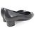 Pumps in pelle Gancini Salvatore Ferragamo Nero - vista 2