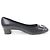 Pumps in pelle Gancini Salvatore Ferragamo Nero - vista 5