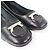 Pumps in pelle Gancini Salvatore Ferragamo Nero - vista 7