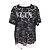 Top de encaje de rayón con logo VLTN de Valentino Negro