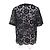 Top de encaje de rayón con logo VLTN de Valentino Negro - vista 3