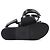 Sandali in pelle con cinturino Rockstud di Valentino Garavani Nero - vista 5