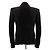 Balmain Chaqueta de algodón negra con botones dorados Negro - vista 2