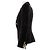 Balmain Chaqueta de algodón negra con botones dorados Negro - vista 4