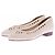 SéZane Beige Rafia 'Low Ania' Ballerinas