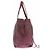 Céline Borsa in pelle bordeaux 'Coulisse' Bordò - vista 3