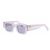 Gafas de sol azules Ami con logo dorado - vista 5