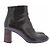 Chloé Schwarze Leder-Boots - Ansicht 2