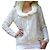 Chic Cardigan von BLUMARINE mit MINK! Größe 46IT Beige