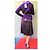 BLUMARINE Chic Cardigan MIT MINK! Größe 46IT Dunkelviolett - Ansicht 6