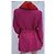BLUMARINE BELLISSIMO abrigo de lana con visón! talla 46IT Morado oscuro - vista 15