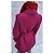 BLUMARINE BELLISSIMO abrigo de lana con visón! talla 46IT Morado oscuro - vista 16