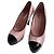 Chanel Pumps Rosa Leder mit Silberne Plattform Pink