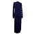 Autre Marque Semicouture Gestreiftes Kleid aus Kaschmir und Wolle Blau Grau Weiß Mehrfarben - Ansicht 4