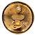 Orecchini a clip in strass placcati oro Chanel Coco Mark D'oro - vista 3