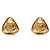 Orecchini a Clip Triangolo Coco Mark di Chanel D'oro