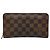 Louis Vuitton Damier Zip-around Langbörse Braun