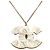 Collana Placcata Oro Chanel Coco Mark D'oro - vista 3