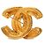 Spilla CHANEL Matelassé Coco Mark in design placcato oro D'oro - vista 2