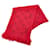 Sciarpa Logomania Monogram Louis Vuitton Rosa Rosso  - vista 1