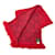 Sciarpa Logomania Monogram Louis Vuitton Rosa Rosso  - vista 2