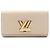 Cartera Bifold Long Twist de Louis Vuitton Beige