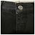 Farm Rio Schwarzer Denim Richelieu Midi Rock mit Schlitz - Ansicht 4