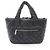 Borsa Tote Piccola Coco Cocoon di Chanel Nero Bordò