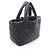 Borsa Tote Piccola Coco Cocoon di Chanel Nero Bordò - vista 2