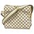 Borsa a Spalla Naviglio Damier Azur di Louis Vuitton Bianco