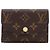 Portafoglio Rosalie in monogramma marrone Louis Vuitton