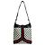 Borsa in pelle semi-a spalla Old Gucci Sherry Line Rosso Blu navy - vista 3