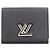 Cartera Twist Compact XS Louis Vuitton Negro