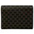 Céline Celine Macadam Blason Leder Dreifach-Brieftasche Braun Schwarz - Ansicht 2