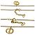 Collana Choker Pendente Placcato Oro Christian Dior D'oro - vista 3