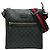 Gucci GG Supreme Crossbody Shoulder Bag Black