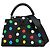 Capucines Borsa a Spalla Louis Vuitton Collaborazione Yayoi Kusama Nero Multicolore
