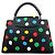 Capucines Borsa a Spalla Louis Vuitton Collaborazione Yayoi Kusama Nero Multicolore - vista 4