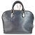 Louis Vuitton Epi Alma PM Tote Bag Schwarz