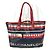 Rote Leder Schultertasche Chanel Central Station - Ansicht 2