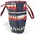 Rote Leder Schultertasche Chanel Central Station - Ansicht 4